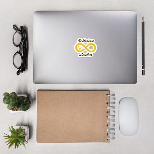 Limitless Sticker (Yellow Gold Logo) - Image 2