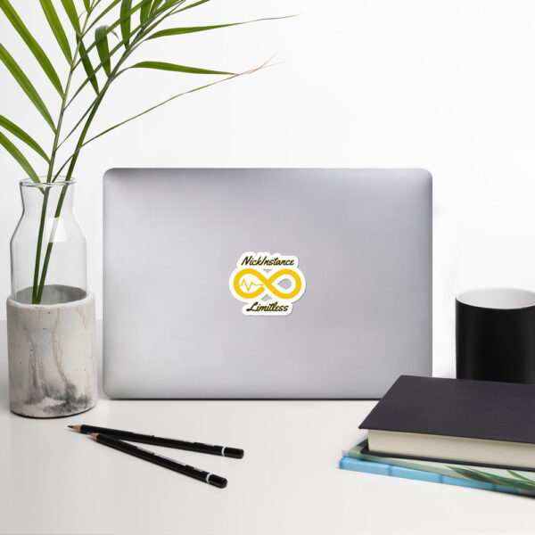 Limitless Sticker (Yellow Gold Logo) - Image 3