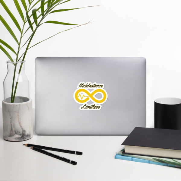 Limitless Sticker (Yellow Gold Logo) - Image 6