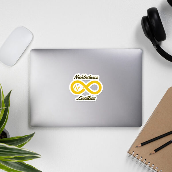 Limitless Sticker (Yellow Gold Logo) - Image 7