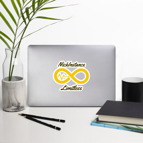 Limitless Sticker (Yellow Gold Logo) - Image 8