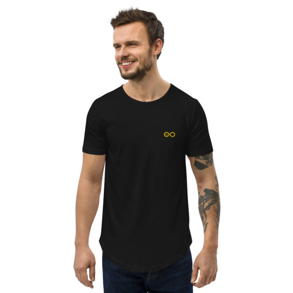 Men's Infinity Curve Crew Tees (Yellow Gold Logo) - Image 20