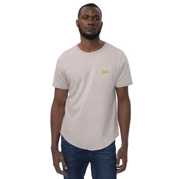 Men's Infinity Curve Crew Tees (Yellow Gold Logo) - Image 11