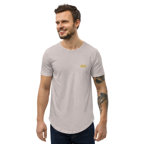 Men's Infinity Curve Crew Tees (Yellow Gold Logo) - Image 32