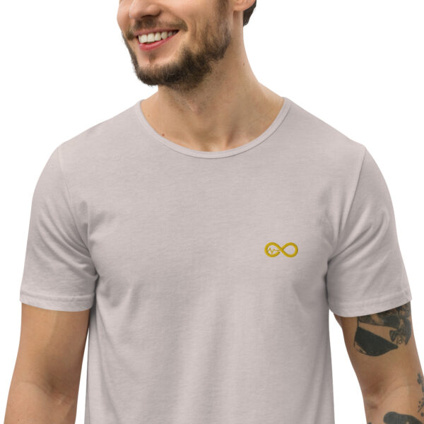 Men's Infinity Curve Crew Tees (Yellow Gold Logo) - Image 33