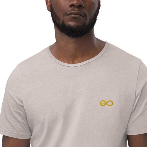 Men's Infinity Curve Crew Tees (Yellow Gold Logo) - Image 10