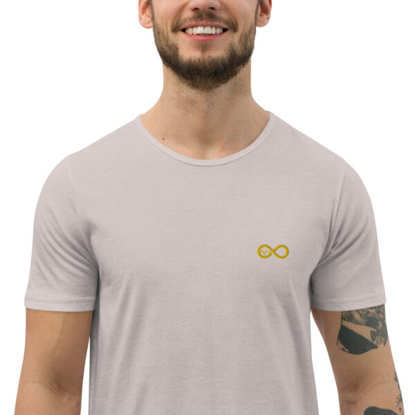 Men's Infinity Curve Crew Tees (Yellow Gold Logo) - Image 30