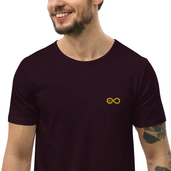 Men's Infinity Curve Crew Tees (Yellow Gold Logo) - Image 25