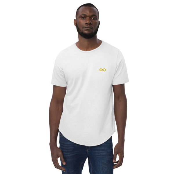 Men's Infinity Curve Crew Tees (Yellow Gold Logo) - Image 12