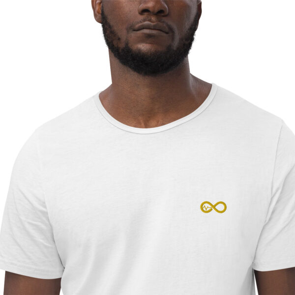 Men's Infinity Curve Crew Tees (Yellow Gold Logo) - Image 16