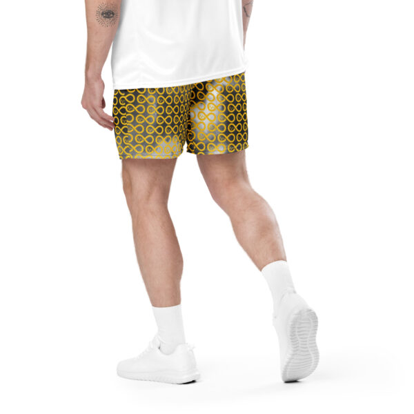 Men's Infinity Shorts (Yellow Gold Logo) - Image 3