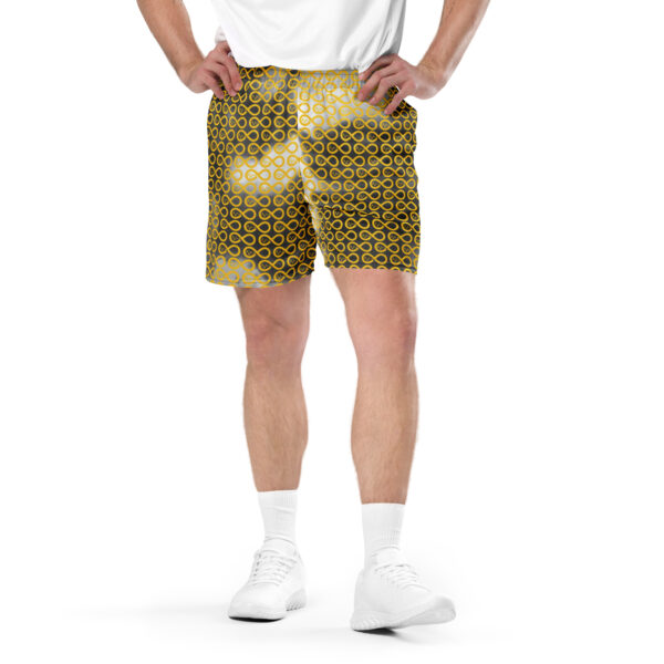 Men's Infinity Shorts (Yellow Gold Logo) - Image 2