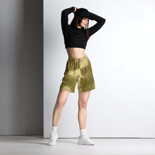 Women's Infinity Shorts (Yellow Gold Logo)